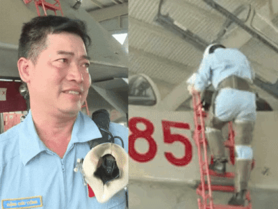 Phi công lái chiếc 'hổ mang chúa' Su-30MK2 tiết lộ điều đặc biệt về bộ trang phục của các thành viên tổ bay
