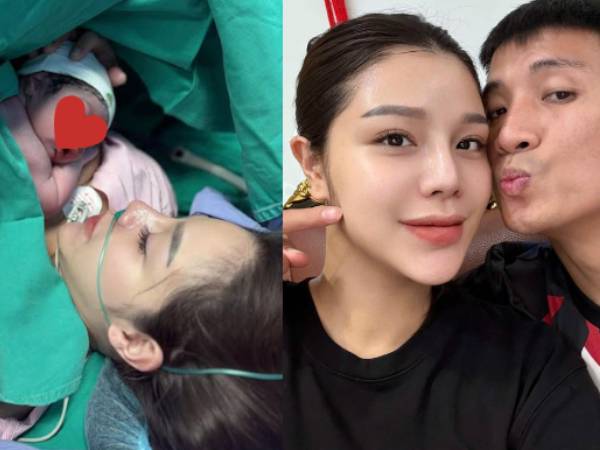 Hot: Vợ Bùi Tiến Dũng hạ sinh quý tử, 'nam thần' lấy vợ sớm nhất dàn U23 Việt Nam nay đã là bố 3 con