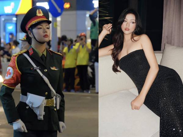 Nữ Trung úy cao 1m73 tham gia diễu binh 30/4, dân tình tấm tắc 'thiếu mỗi vương miện là thành Hoa hậu'