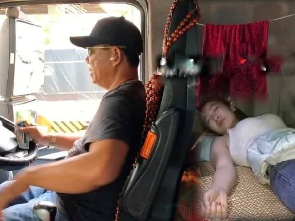 Vì sao tài xế xe tải đường dài thường chở theo một phụ nữ?