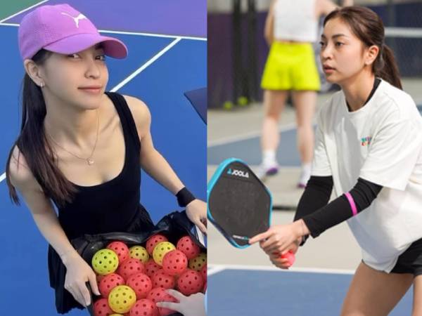 Visual trắng phát sáng gây xôn xao trên sân pickleball của Nhật Lê - 'mối tình năm 17 tuổi' hot nhất làng bóng đá Việt
