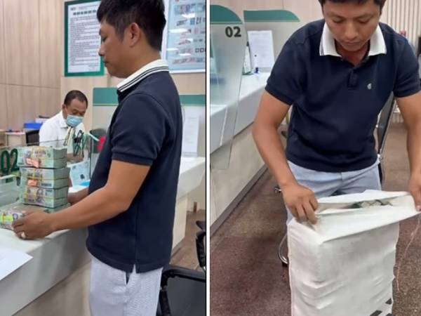 Mua vé số bỏ quên trong túi, 3 ngày sau biết kết quả, người đàn ông vội mang bao lớn đi nhận tiền