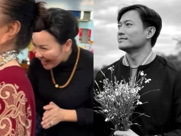 Thái độ 'khó hiểu' của vợ Quý Bình sau lễ thủy táng chồng, bị CĐM bóc mẽ chỉ vì một hành động