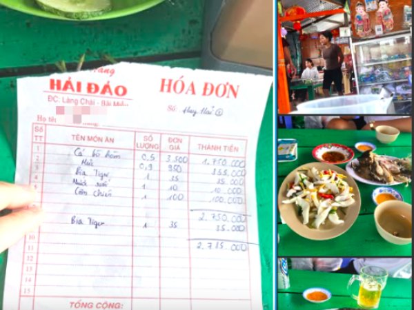 Quán ở Nha Trang bị tố 'chặt chém', bán cá bò hòm 3,5 triệu đồng/kg: Chủ quán nói phải trích 30% 'hoa hồng'