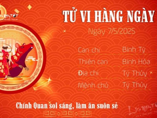 Tử vi 12 con giáp hôm nay - thứ 4 ngày 07/05/2025: Sửu bị ghét, Thân vô cùng suôn sẻ