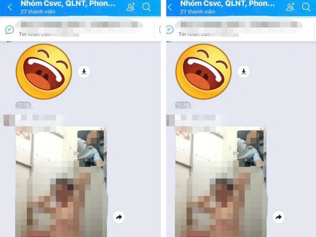 Gửi ảnh 'nhạy cảm' vào nhóm Zalo trường, hiệu trưởng nói gì?