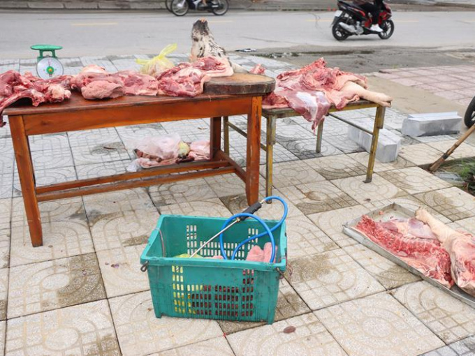 Tiêu hủy 116kg thịt lợn không rõ nguồn gốc trong vùng dịch tả châu Phi