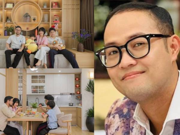 'Bố Bình' trong 'Cha tôi, người ở lại' lần đầu công khai vợ, nhan sắc bà xã gây 'sốt'