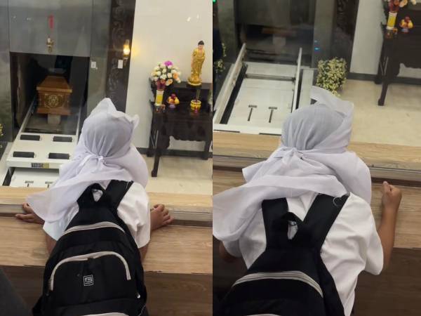 Nghẹn lòng khoảnh khắc cậu bé gào khóc khi thấy quan tài của mẹ dần được đưa vào lò hoả táng: 'Mẹ ơi, sao bỏ con!'