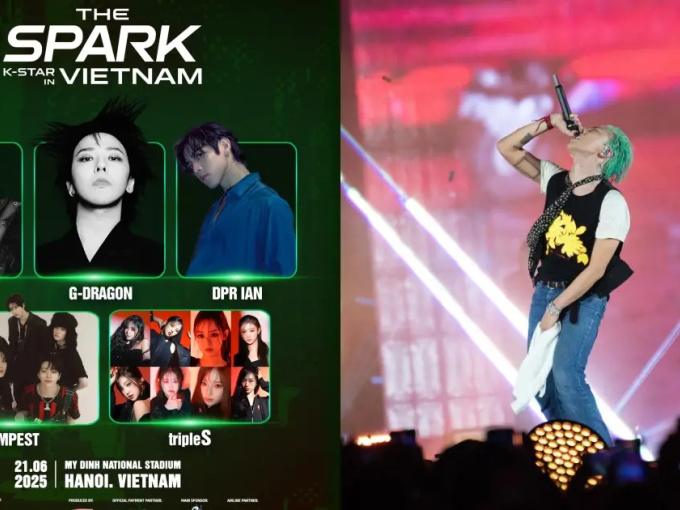 Cách săn vé  Mega Concert K-Star Spark, đu idol G-Dragon tại Mỹ Đình