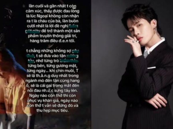 Jack bất ngờ viết tâm thư hé lộ 'góc tối showbiz' và đưa ra lời thách thức gây sốc