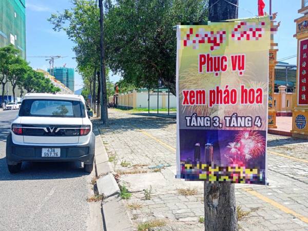 'Cháy vé' chỗ ngồi ngắm pháo hoa Đà Nẵng, giá 'chót vót' 5 triệu đồng/người