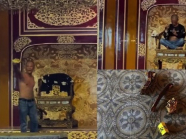 Dấu hiệu bất thường của người đàn ông cởi áo leo lên ngai vàng Đại nội Huế, đập phá Bảo vật quốc gia