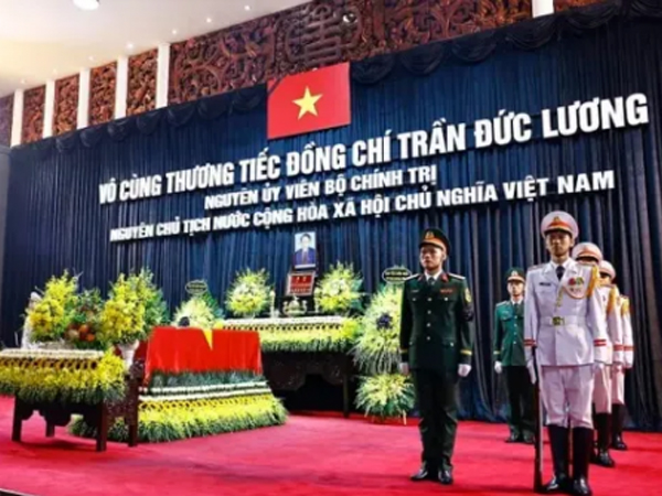 Lễ truy điệu nguyên Chủ tịch nước Trần Đức Lương