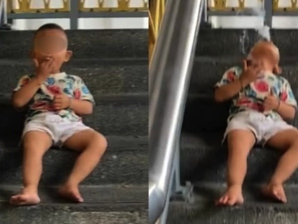 Bé trai 4 tuổi hút thuốc dưới gầm cầu, sự thật đau lòng được tiết lộ