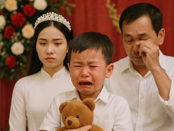 Bố ơi đừng cưới! Cô ấy lừa bố’ – Cậu bé gào trong đám cưới của bố, tiết lộ sự thật động trời