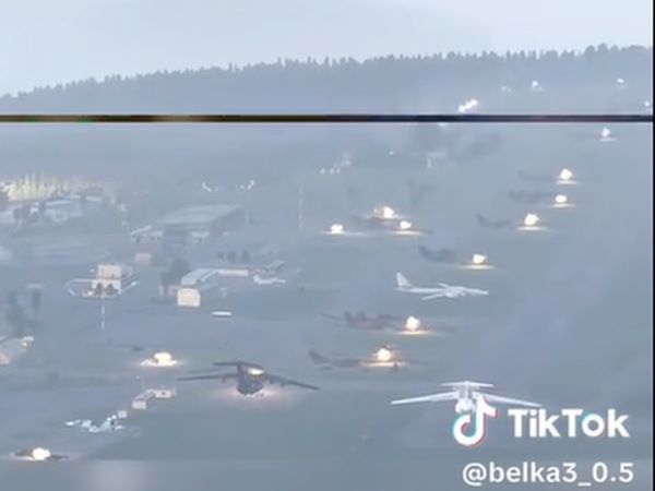 Video '40 máy bay Nga bị phá hủy bởi drone Ukraine' thực chất là cảnh trong game