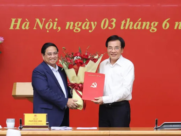 Ông Trần Văn Sơn được chỉ định kiêm nhiệm Phó Bí thư Đảng ủy Chính Phủ