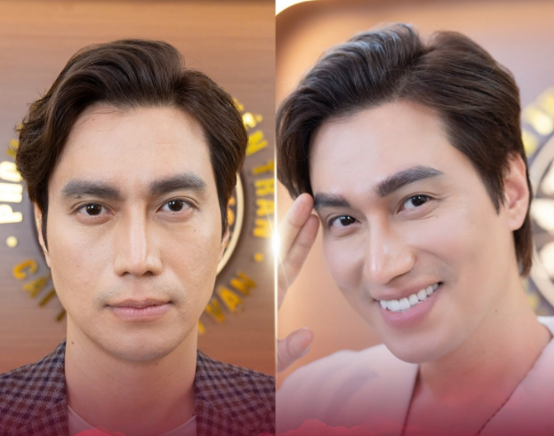 NSƯT Việt Anh và nhiều nghệ sĩ quảng cáo làm chân mày dán mác phong thủy