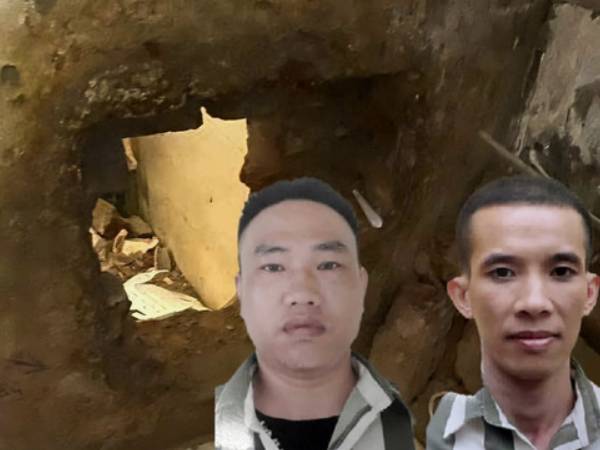 Đã bắt được 2 phạm nhân khoét tường vượt ngục
