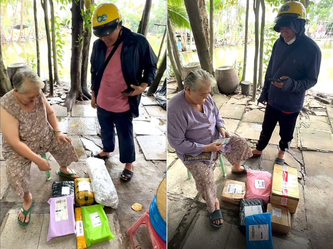Cụ bà ở TPHCM mê mua hàng trên mạng, ngày nhận 19 đơn khiến shipper 'cười tít'