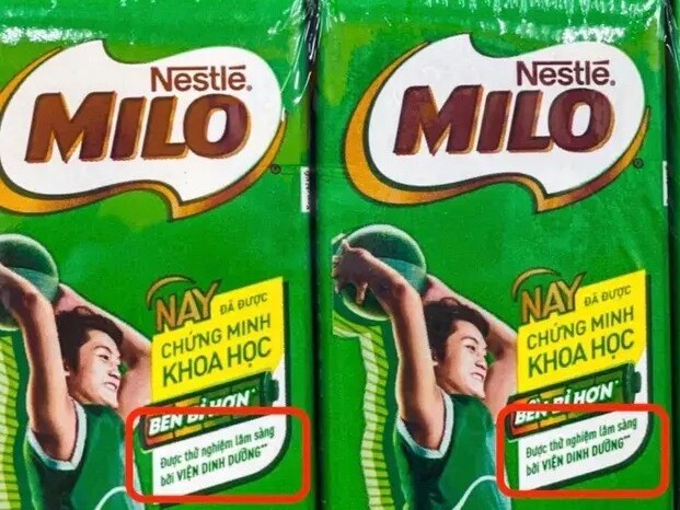 Xử phạt hành chính công ty TNHH Nestlé Việt Nam vì hành vi lừa dối hoặc gây nhầm lẫn cho người tiêu dùng