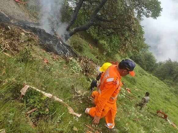 Rơi trực thăng ở Ấn Độ, không ai sống sót