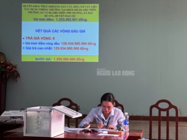 Đấu giá 3 mỏ cát ở Quảng Nam gây 'sốc': Khởi điểm vài tỉ, trúng hàng trăm tỉ