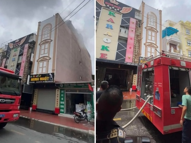 Cháy quán karaoke ở Hải Phòng, một người tử vong