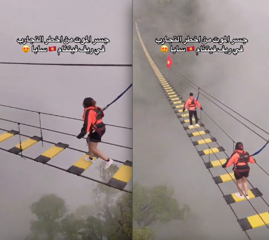 'Cầu tử thần' ngay giữa Việt Nam hút khách nước ngoài trải nghiệm, nhiều người Việt sợ hãi không dám thử