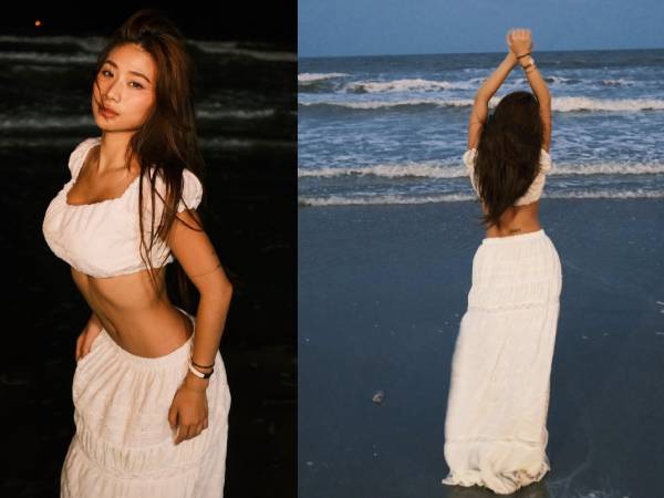 Louis Phạm khoe vòng eo bé xíu khó tin, không cần diện bikini nóng bỏng vẫn 'flex' trọn vòng 3 'đốt mắt'