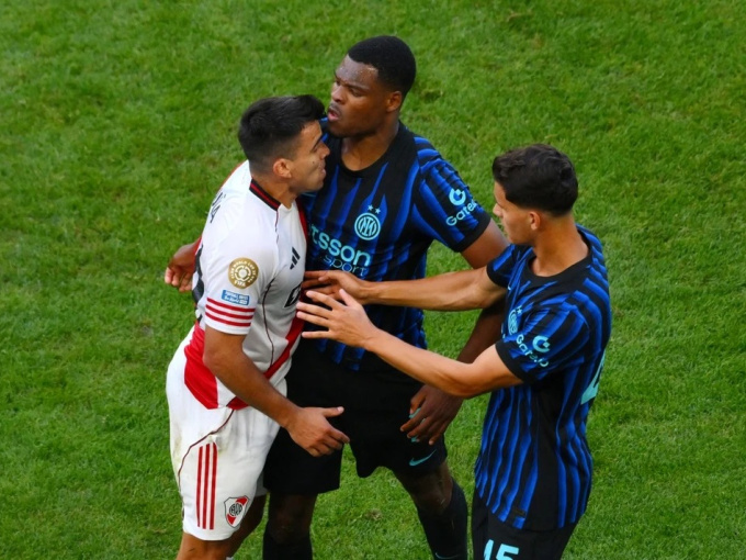 Màn hỗn loạn gây sốc sau trận River Plate - Inter Milan tại FIFA Club World Cup