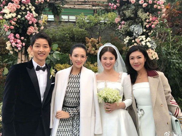 Chương Tử Di bị chỉ trích sau lễ cưới Song Hye Kyo, Song Joong Ki
