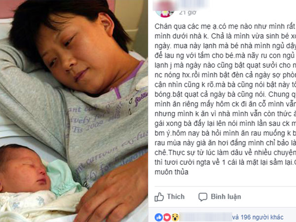 "Tố" mẹ chồng hà tiện, không cho bật quạt sưởi, cằn nhằn vì mở đèn điện cả ngày, nàng dâu đâu ngờ bị chỉ trích