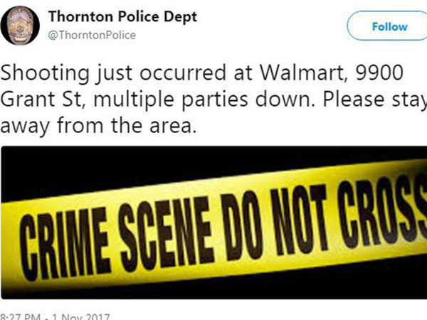 Xả súng bên trong siêu thị Walmart (Mỹ), nhiều người bị thương