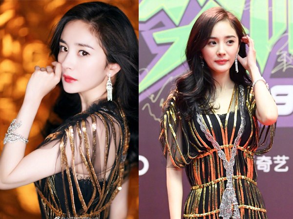 Thảm đỏ iQiYi: Dương Mịch 'cân' cả dàn mỹ nhân Cbiz, bạn gái Trương Hàn nhan sắc ngày càng lên hương