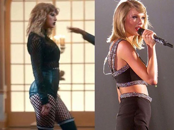 Taylor Swift tạo dáng gợi cảm khoe vòng 3 nở nang, đôi gò bồng đảo căng đầy sau tin đồn thẩm mỹ