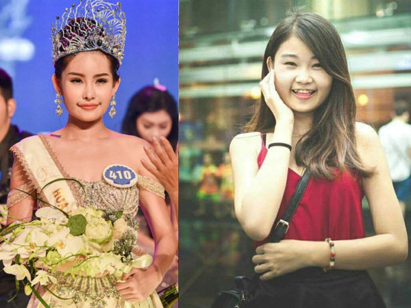 Choáng vì gương mặt tròn "lạ", mũi tẹt của Hoa hậu Đại dương 2017