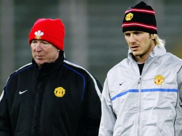 Beckham bông đùa về vụ chiếc giày bay của Ferguson