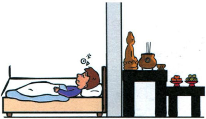 Phòng ngủ mà bố trí ngay sát phòng thờ: Bất lợi đủ đường