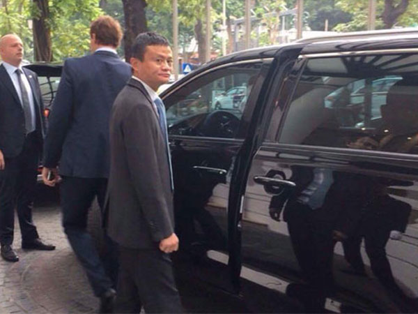 Hình ảnh đầu tiên của tỷ phú Jack Ma tại Việt Nam