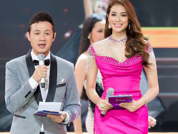 MC Anh Tuấn đại diện BTC Hoa hậu Hoàn vũ Việt Nam gửi lời chia sẻ tới người dân chịu thiệt hại do bão Damrey
