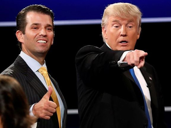 Con trai cả của Trump bị Quốc hội chất vấn vụ Nga can thiệp bầu cử
