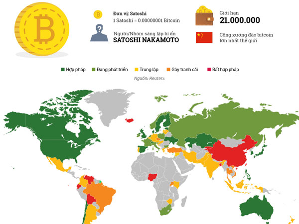 (Infographics) Bitcoin được 'đào' như thế nào