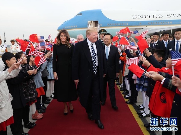 Trung Quốc đón tiếp ông Trump theo cách chưa từng có