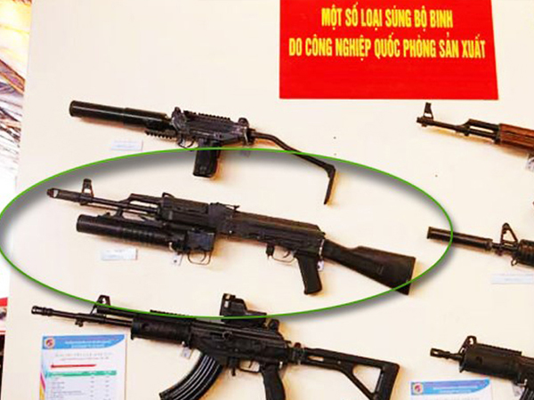 Việt Nam tự sản xuất mẫu "súng trường AK-103"