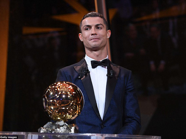 C.Ronaldo có số phiếu áp đảo Messi, gần gấp 3 lần Neymar