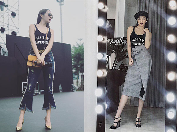 Không ngờ Bảo Anh lại là một người 'tiết kiệm' khoản quần áo đến vậy
