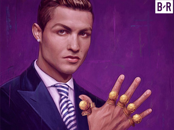 Ronaldo hóa thân thành thần bóng đá khi đoạt Quả Bóng Vàng thứ năm