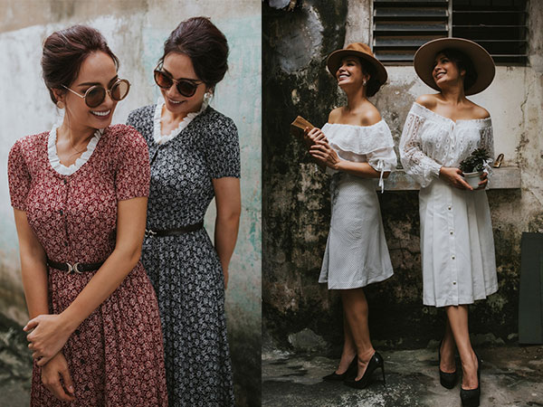 Thúy Hằng, Thúy Hạnh hóa quý cô thập niên xưa